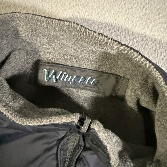 Wingate Bulldogs‎ Colosseum Reversible Jacket Full Zip Fleece Lined Mens Size XL - Picture 4 of 8